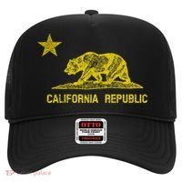 Golden California Republic Bear Flag Hat thumb 0