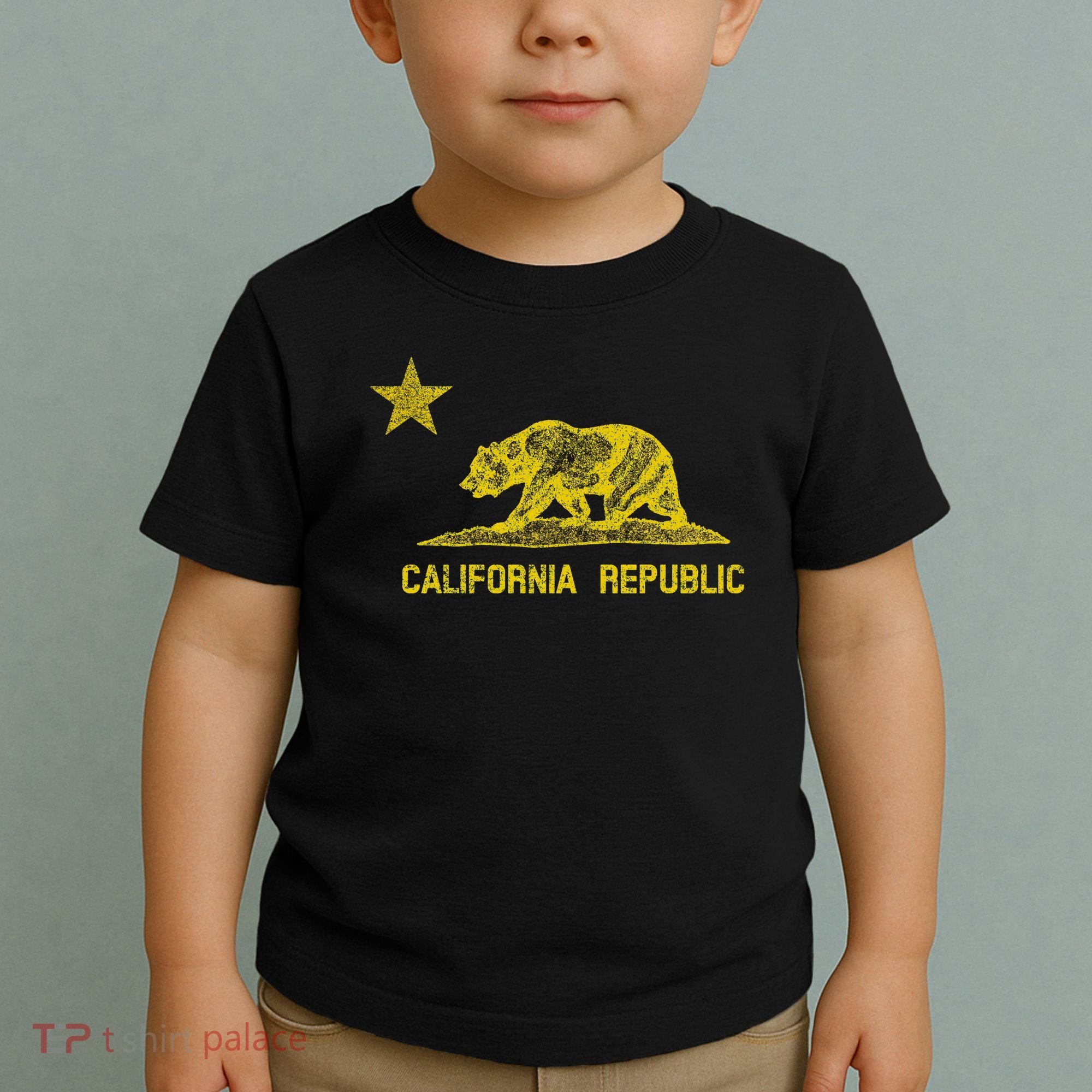 Golden California Republic Bear Flag Toddler T-Shirt