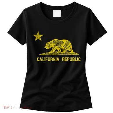 Golden California Republic Bear Flag Women's T-Shirt