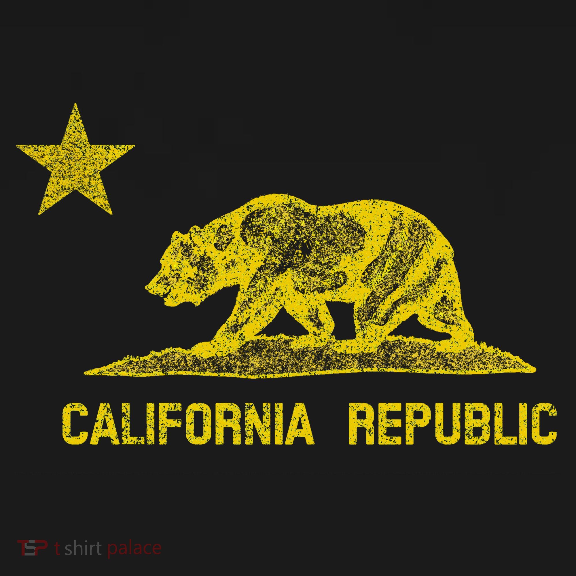 Golden California Republic Bear Flag Women's T-Shirt
