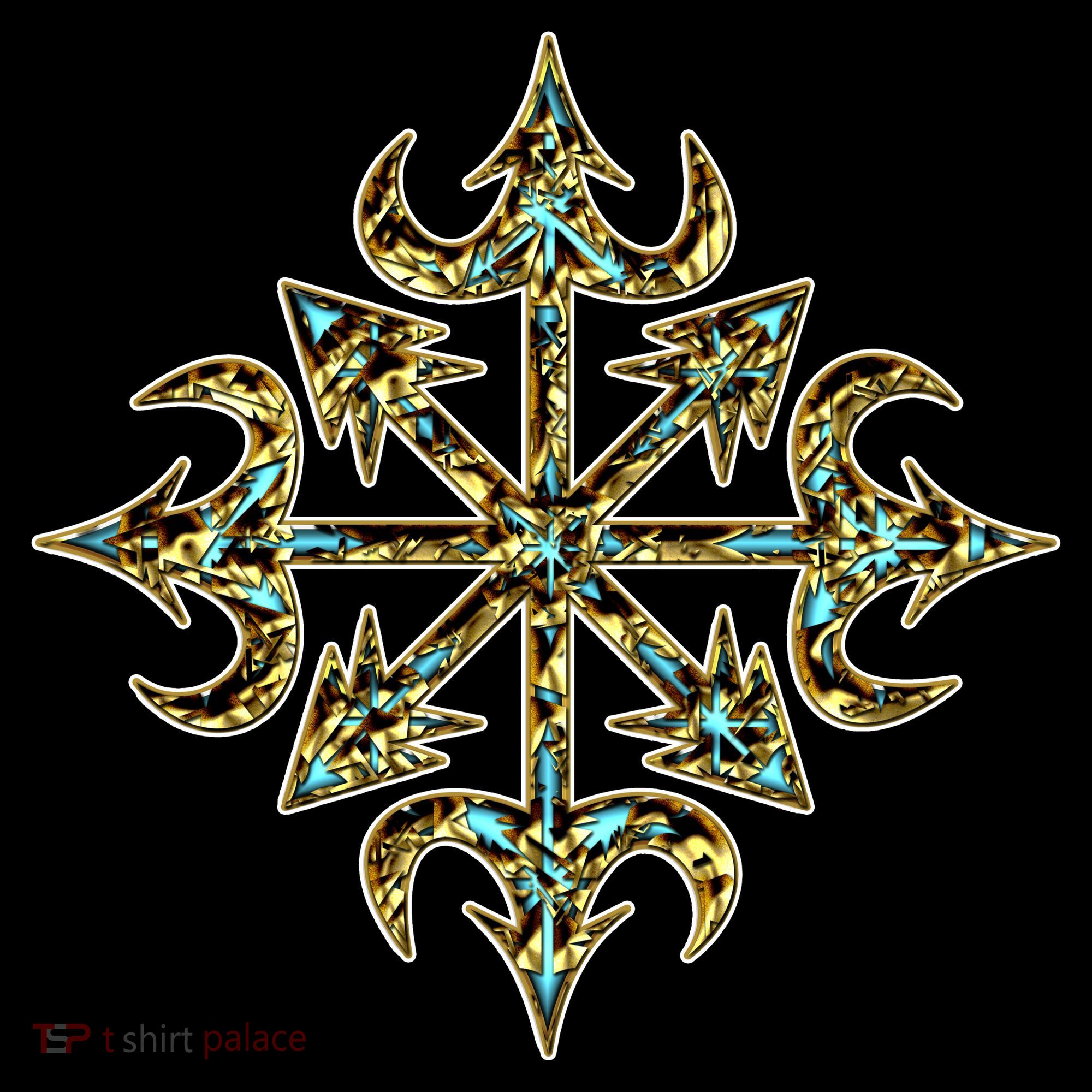 Golden Chaos Star Sweatshirt