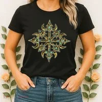 Golden Chaos Star Women's T-Shirt thumb 2