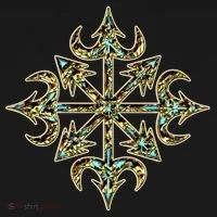 Golden Chaos Star Women's T-Shirt thumb 6
