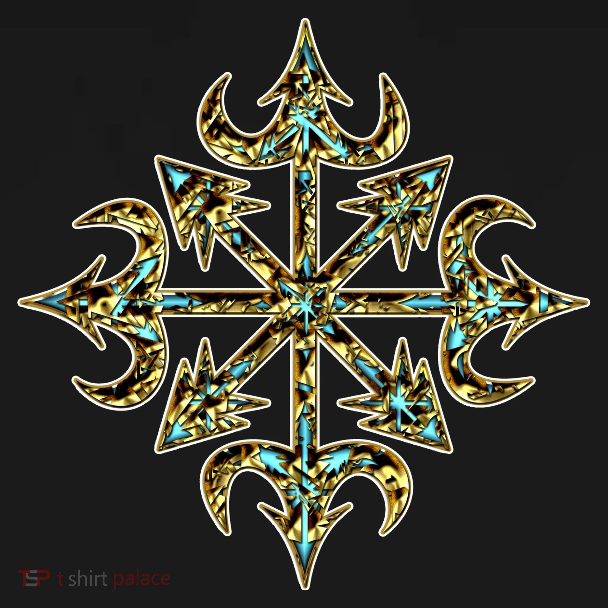 Golden Chaos Star Women's T-Shirt