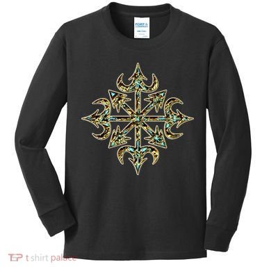 Golden Chaos Star Kids Long Sleeve Shirt