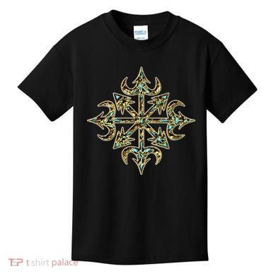 Golden Chaos Star Kids T-Shirt