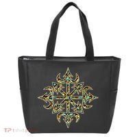 Golden Chaos Star Tote Bag thumb 0