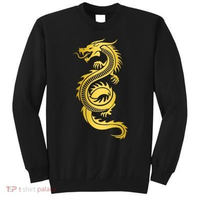 Golden Chinese Dragon Sweatshirt