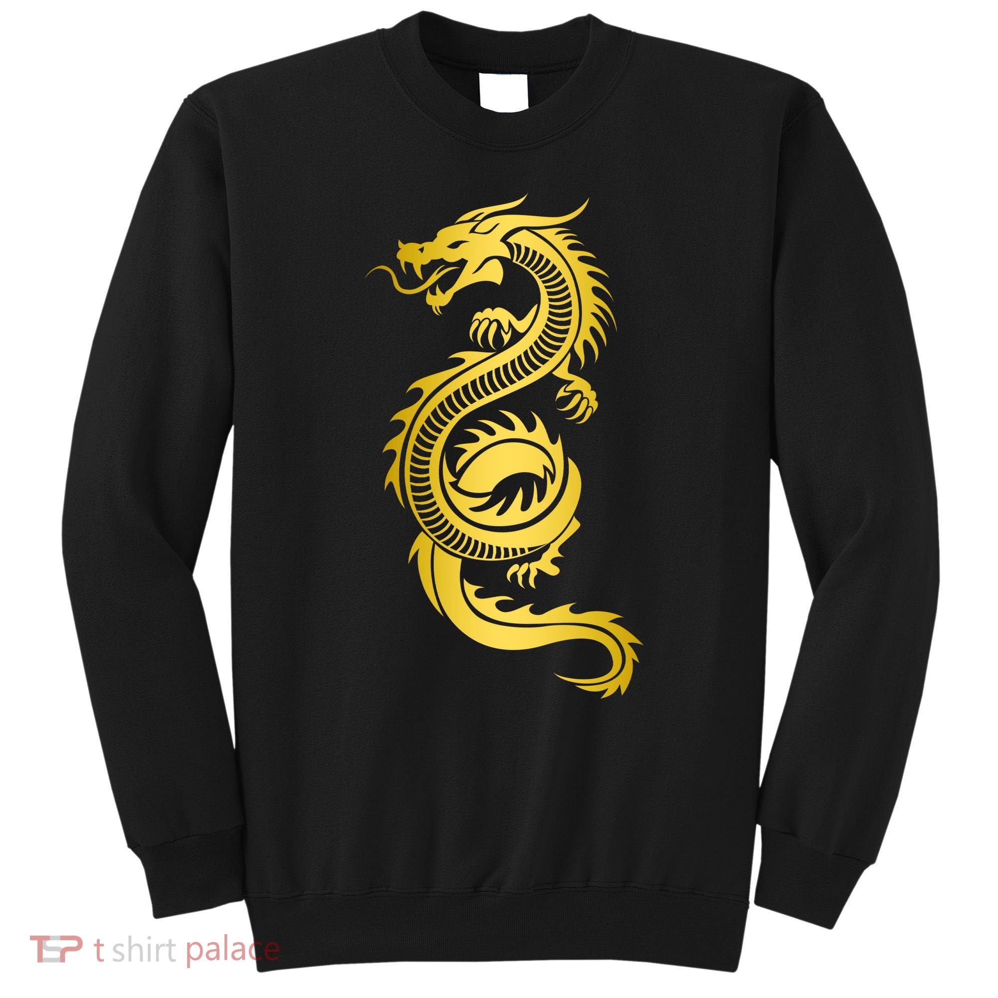 Golden Chinese Dragon Sweatshirt