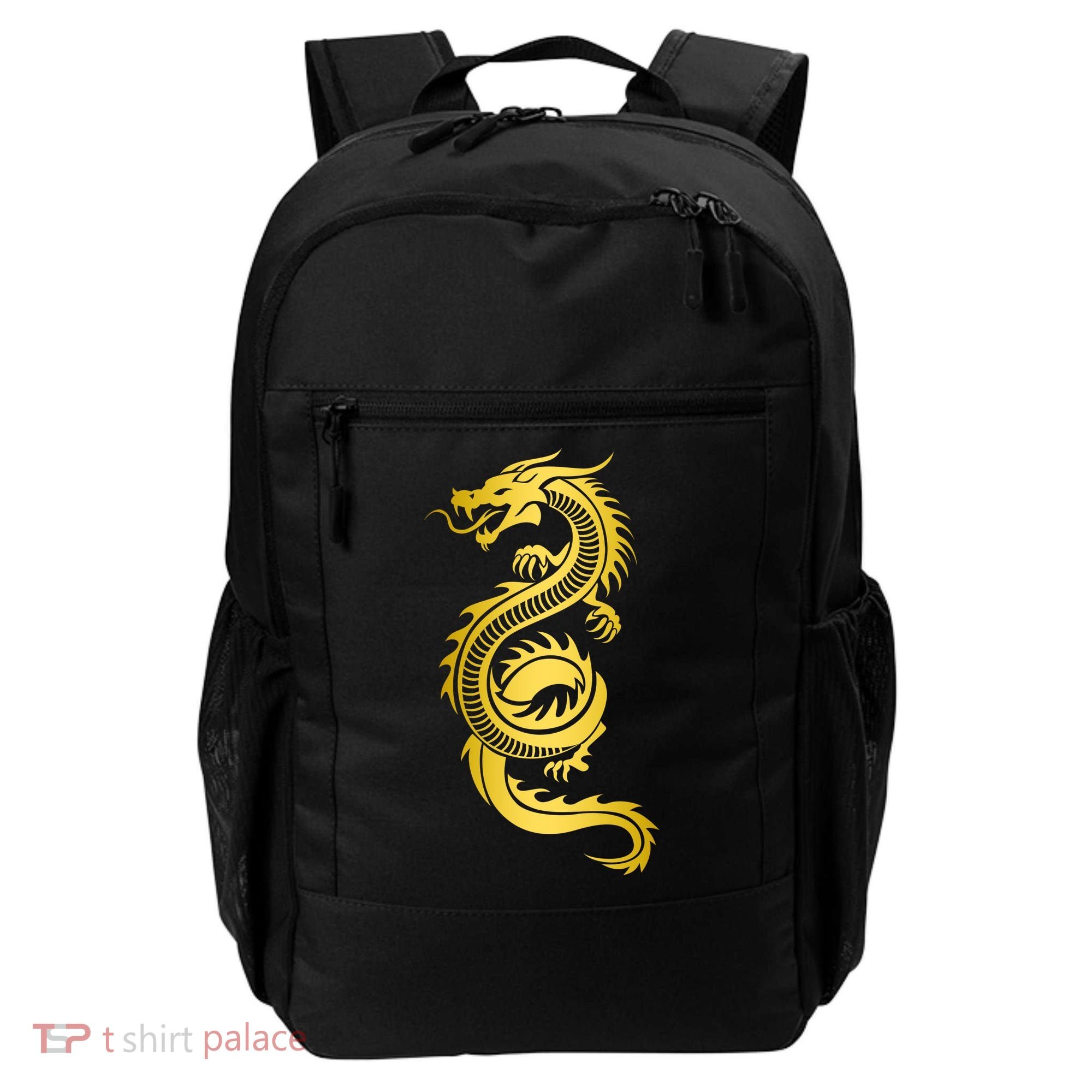 Golden Chinese Dragon Backpack