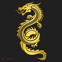 Golden Chinese Dragon Beanie thumb 2