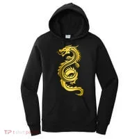 Golden Chinese Dragon Women's Hoodie thumb 0