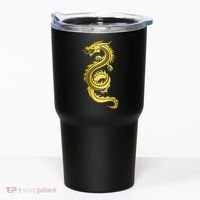 Golden Chinese Dragon Tumbler thumb 0