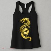 Golden Chinese Dragon Women's Tank Top thumb 3