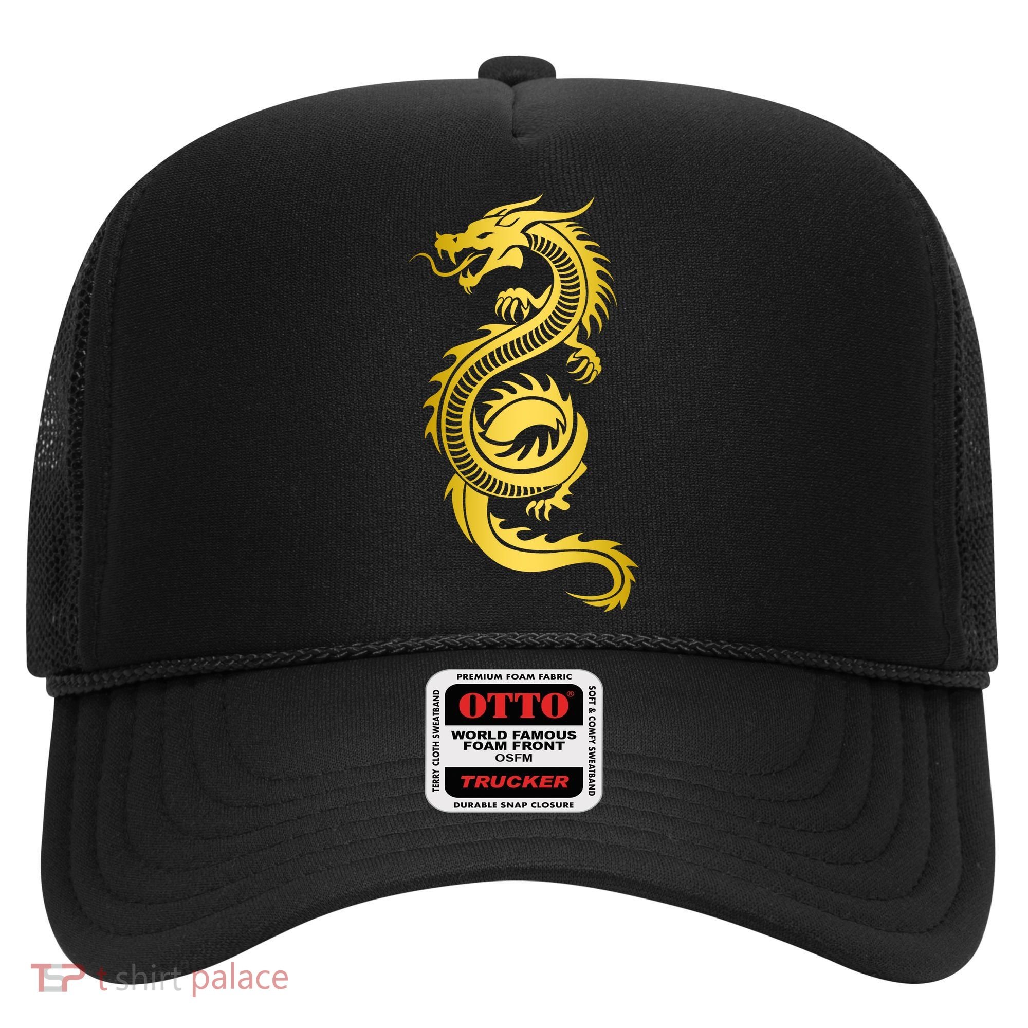 Golden Chinese Dragon Hat