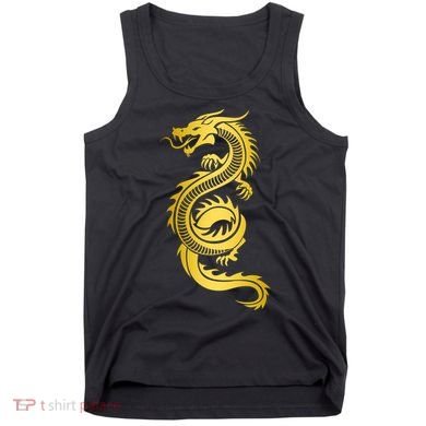 Golden Chinese Dragon Tank Top