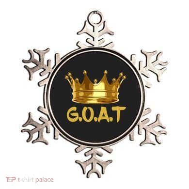 Golden Crown GOAT Great Of All Time Limited Edition Ornament