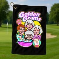 Golden Grams Cereal Golf Towel thumb 1