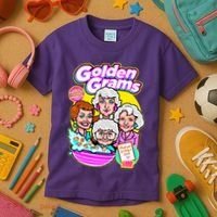 Golden Grams Cereal Kids T-Shirt thumb 3
