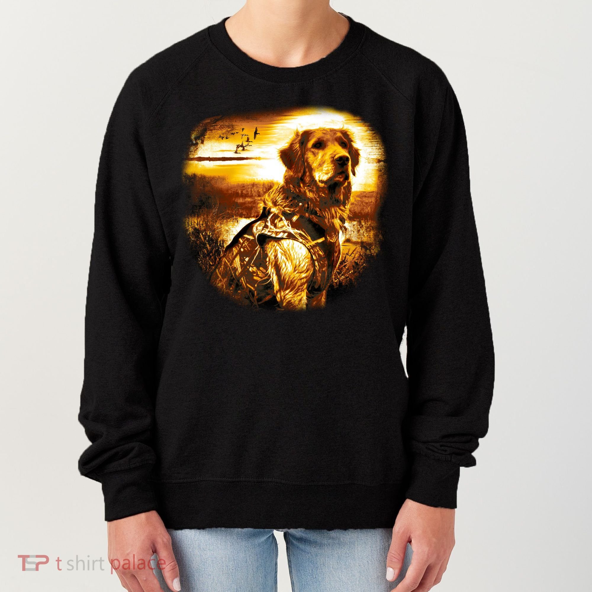 Golden Hunter Retriever Dog Women's Sweatshirt