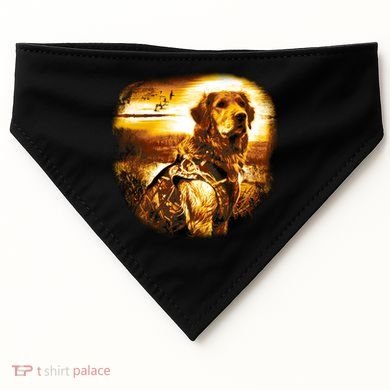 Golden Hunter Retriever Dog USA-Made Doggie Bandana