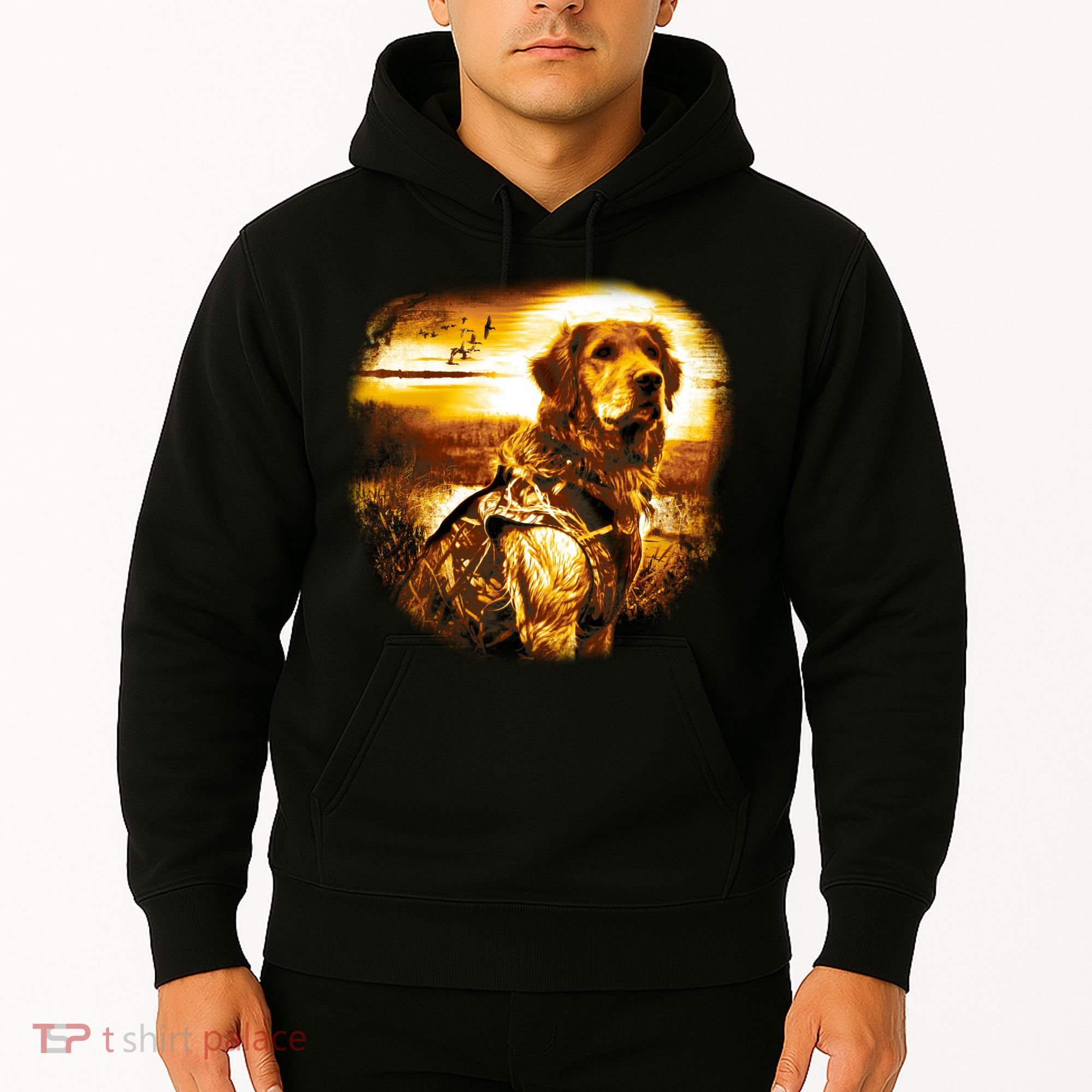 Golden Hunter Retriever Dog Hoodie
