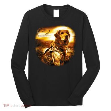Golden Hunter Retriever Dog Long Sleeve Shirt