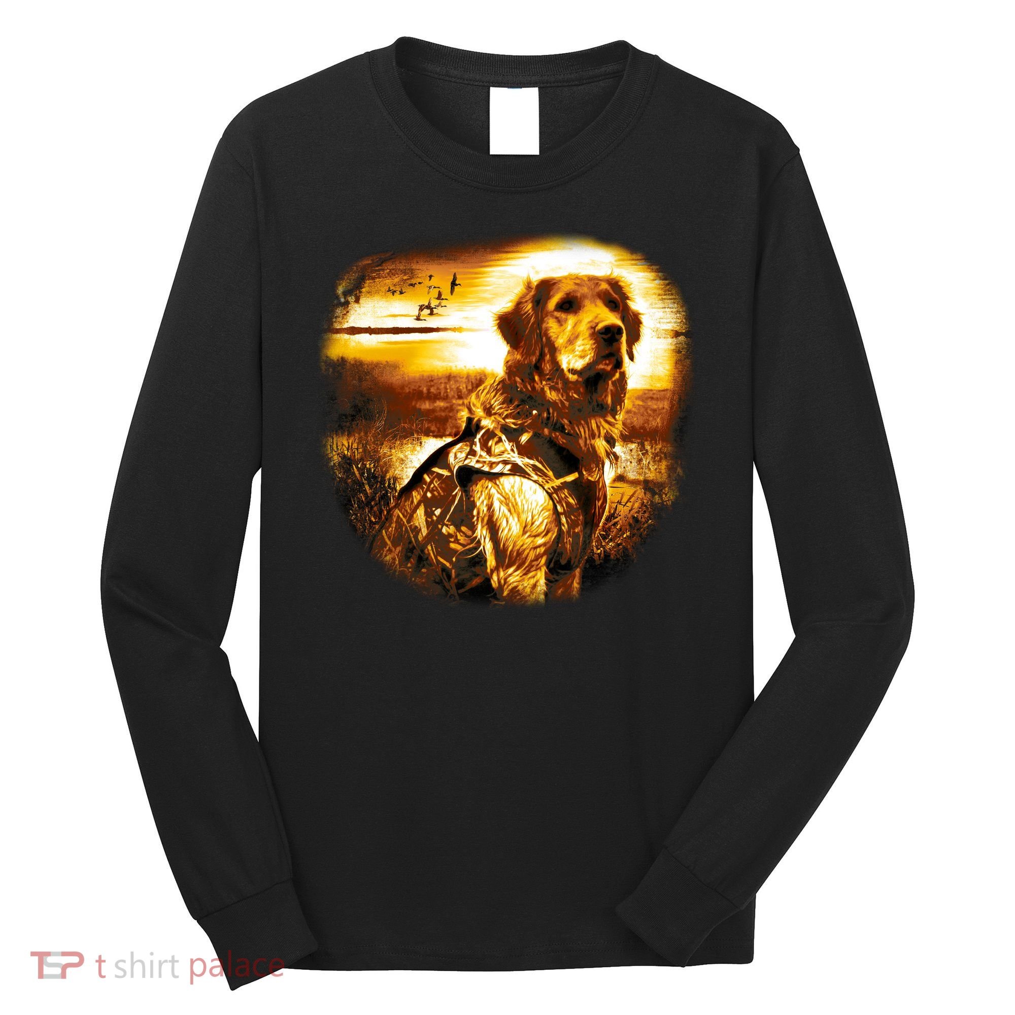 Golden Hunter Retriever Dog Long Sleeve Shirt