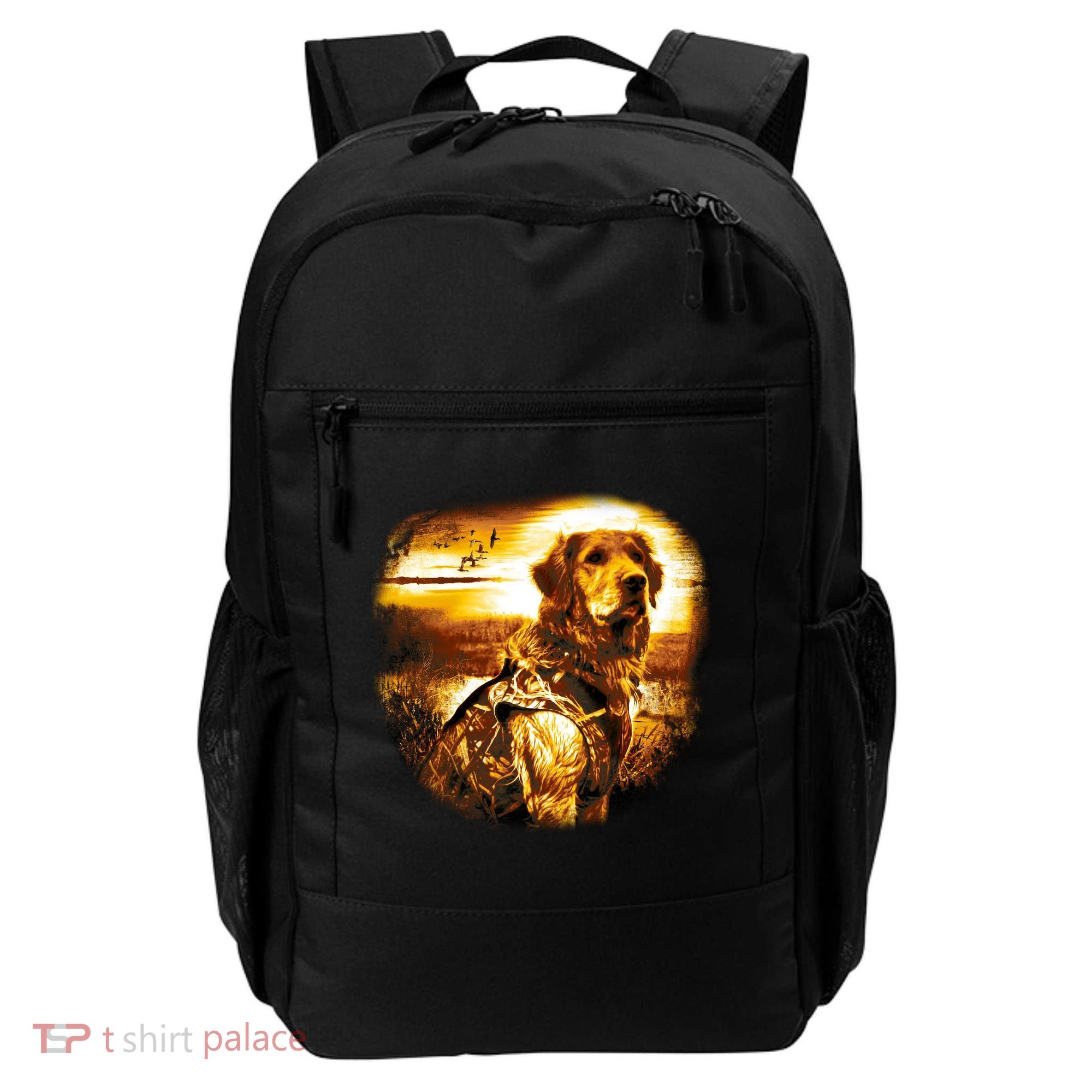 Golden Hunter Retriever Dog Backpack