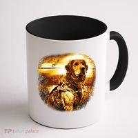 Golden Hunter Retriever Dog Coffee Mug thumb 1