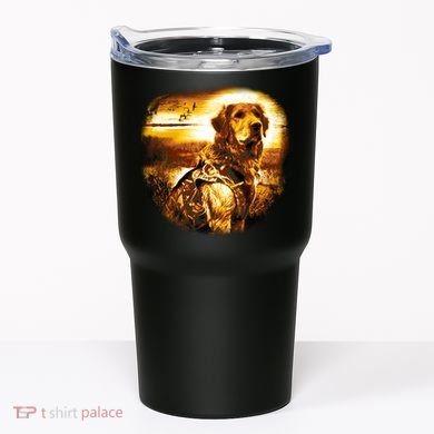Golden Hunter Retriever Dog Tumbler