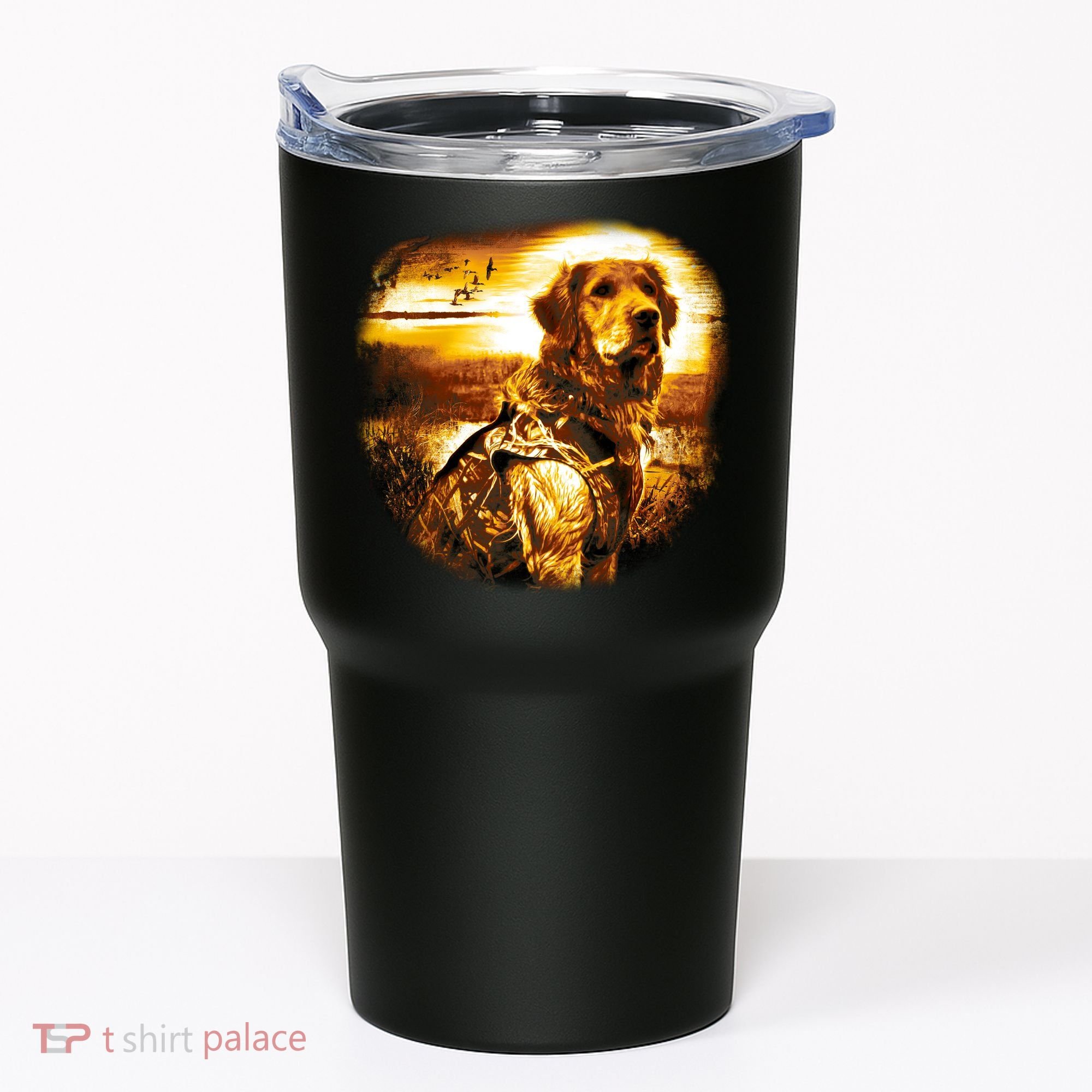 Golden Hunter Retriever Dog Tumbler