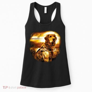 Golden Hunter Retriever Dog Women's Tank Top