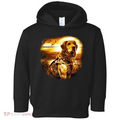 Golden Hunter Retriever Dog Toddler Hoodie