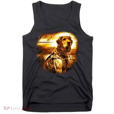Golden Hunter Retriever Dog Tank Top