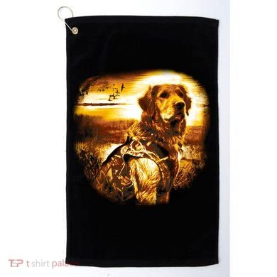 Golden Hunter Retriever Dog Golf Towel