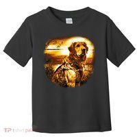 Golden Hunter Retriever Dog Toddler T-Shirt thumb 0