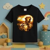 Golden Hunter Retriever Dog Toddler T-Shirt thumb 3