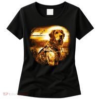 Golden Hunter Retriever Dog Women's T-Shirt thumb 0