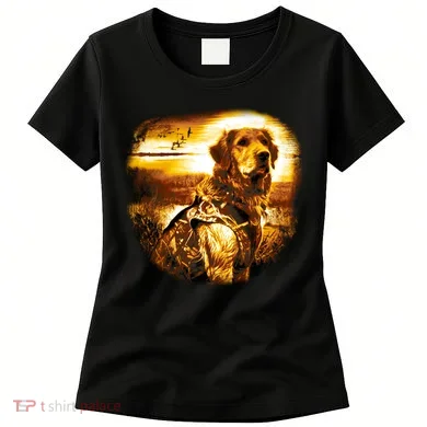 Golden Hunter Retriever Dog Women's T-Shirt