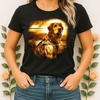 Golden Hunter Retriever Dog Women's T-Shirt thumb 2