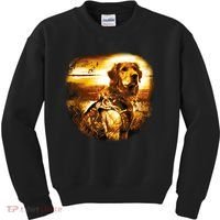 Golden Hunter Retriever Dog Kids Sweatshirt thumb 0