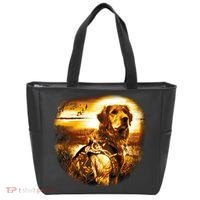 Golden Hunter Retriever Dog Tote Bag thumb 0