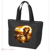 Golden Hunter Retriever Dog Tote Bag thumb 3