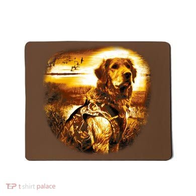 Golden Hunter Retriever Dog Mousepad