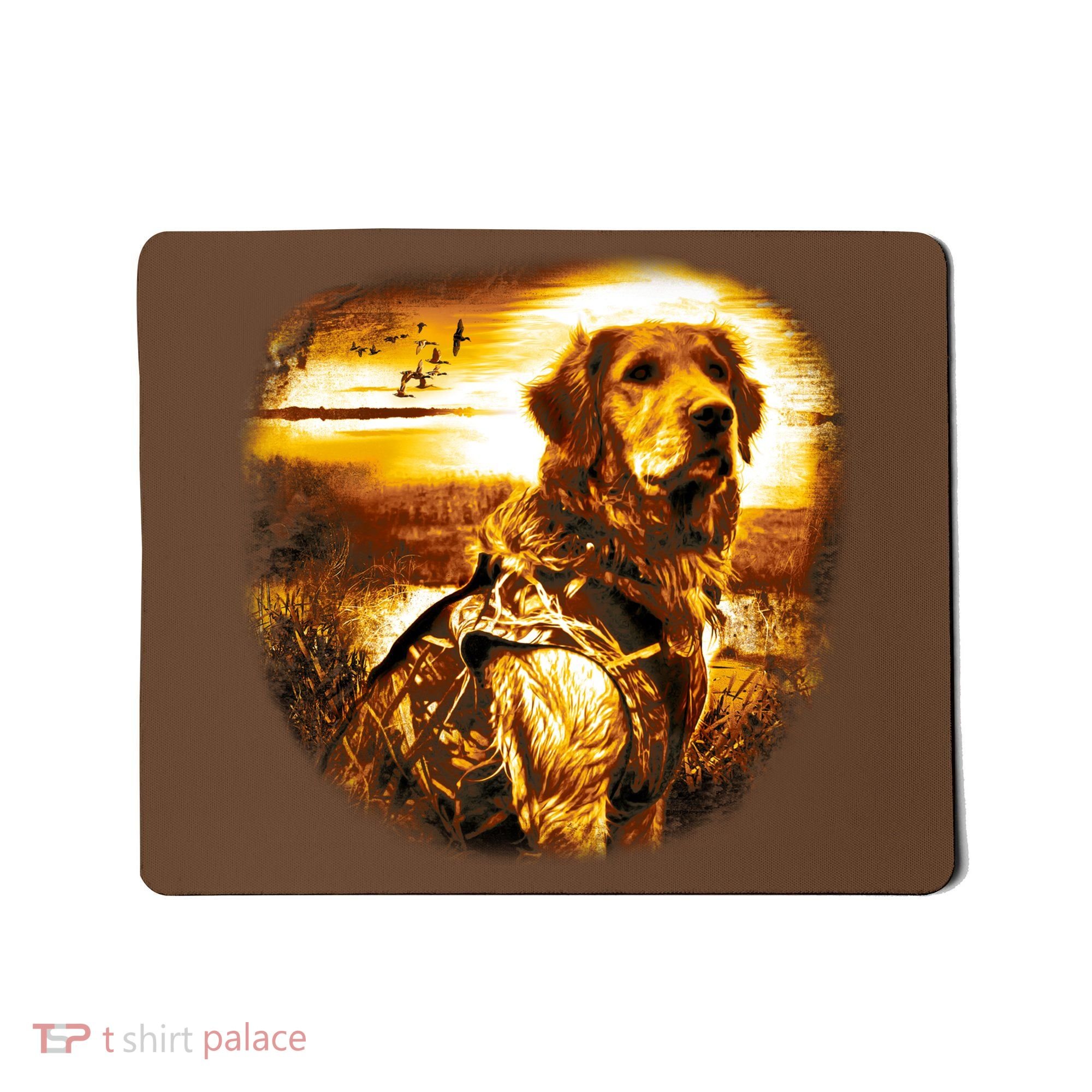 Golden Hunter Retriever Dog Mousepad