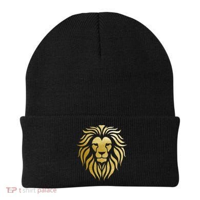 Golden King Lion Beanie