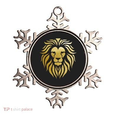Golden King Lion Ornament