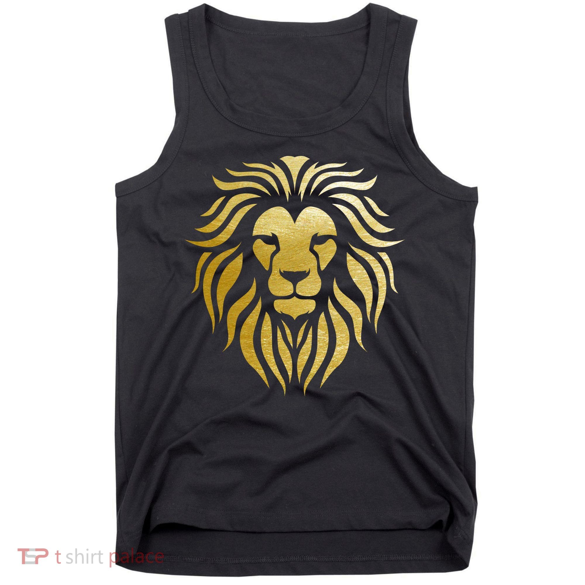 Golden King Lion Tank Top