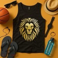Golden King Lion Tank Top thumb 4